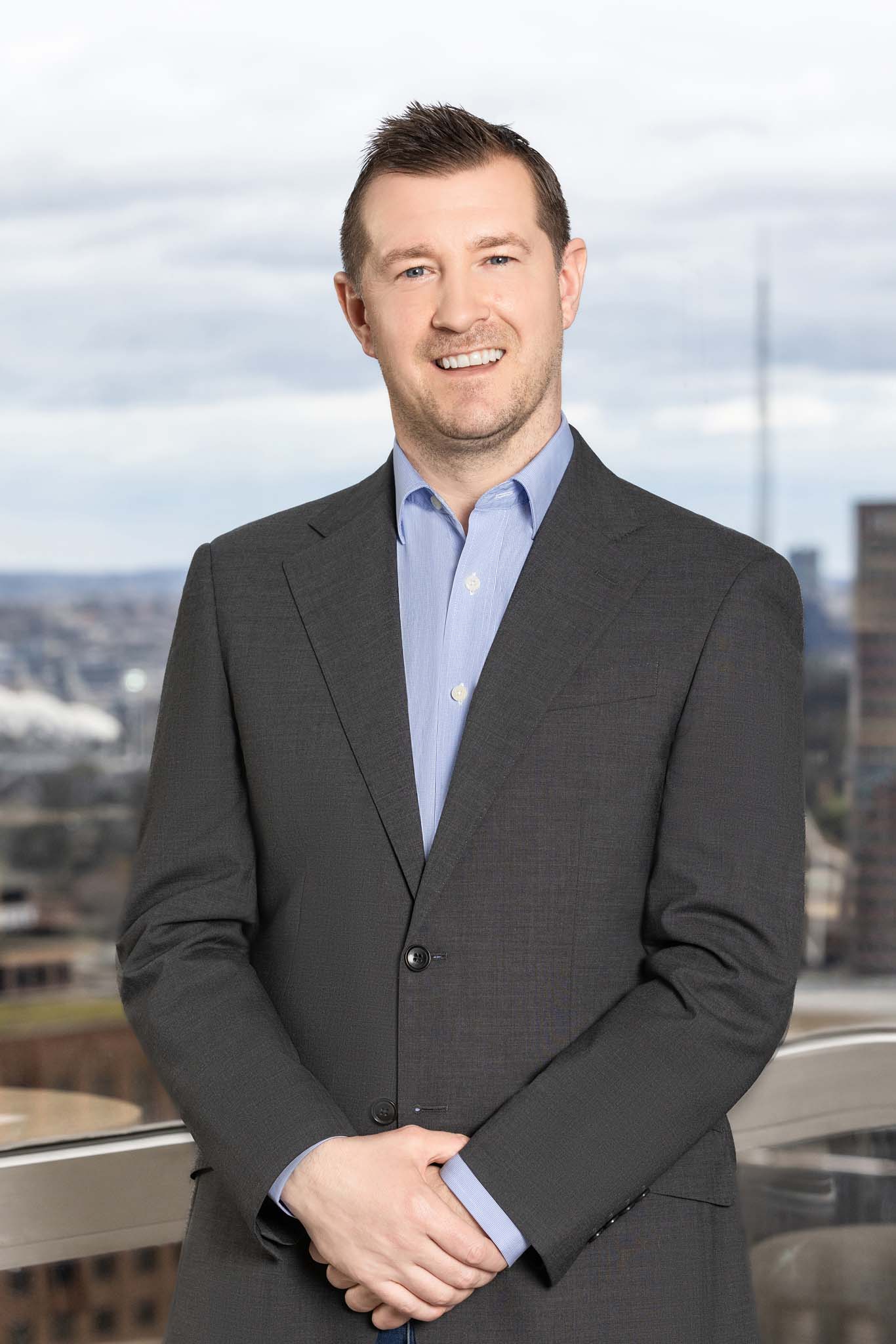 Corporate portraits with melbourne city background